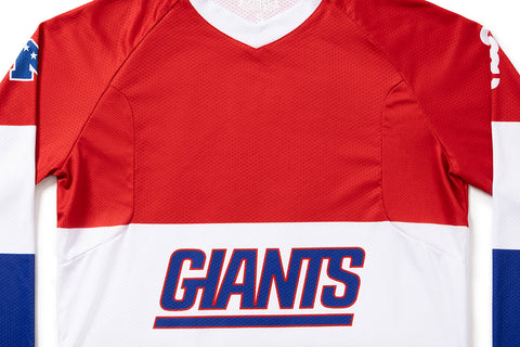 #NFLJ-NYG – NFL Collection | Long Sleeve MTB Jersey – NY Giants (Size Small. Like-New – Washed for Photos)